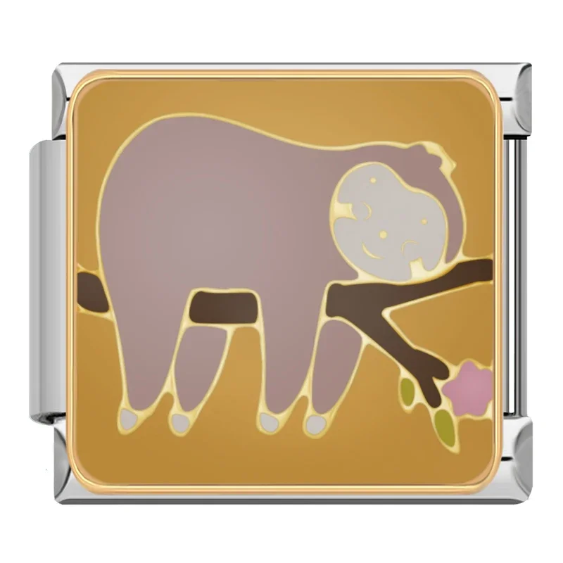 Sloth, Dolphin and Wish Italian Charms - Image 5