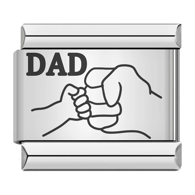 Family Engraved Italian Charms - Image 20