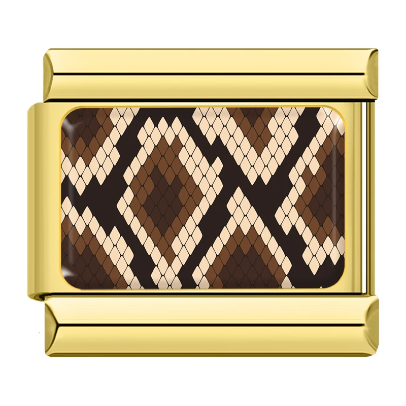 Animal Print Gold Italian Charms - Image 4