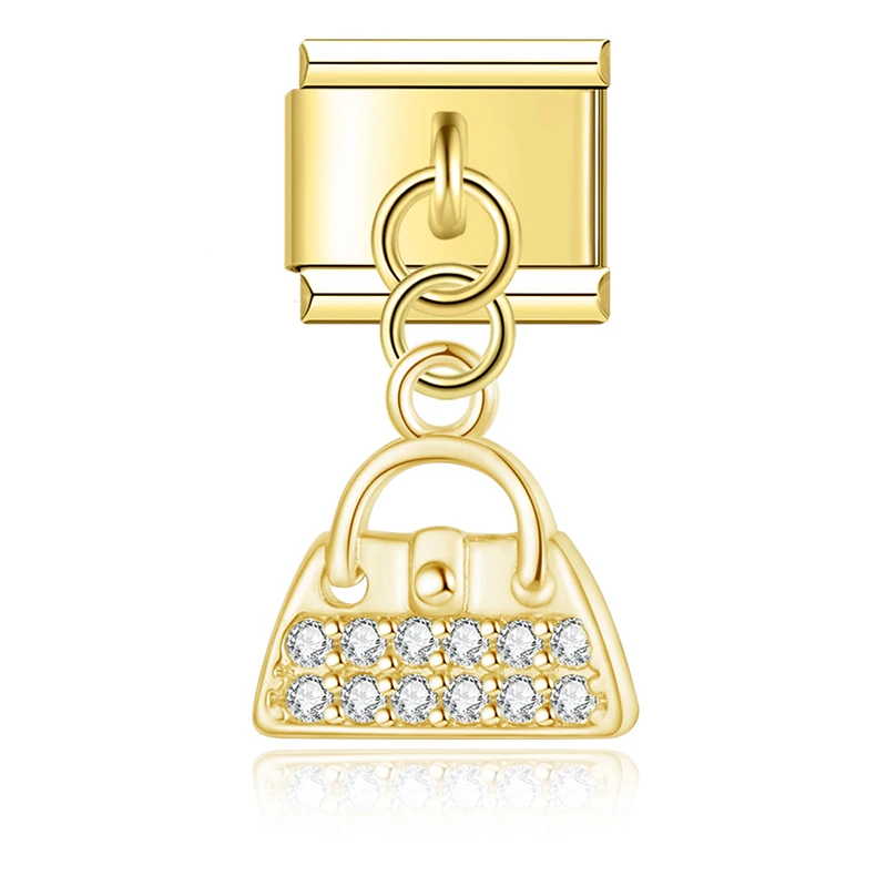 Crystal Paw, Lips and Heart Dangle Charms - Image 10