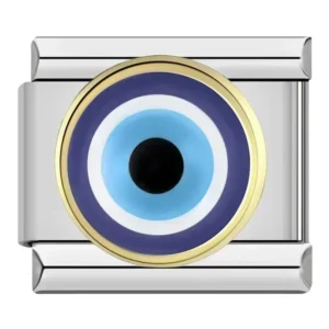 Eye, Moon and Star Italian Charms
