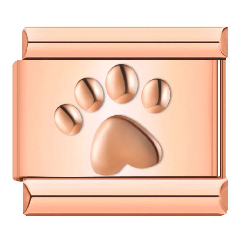 Engraved Mom, Princess and Paw Italian Charms - Image 25