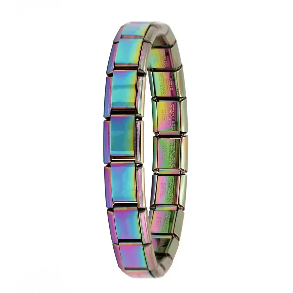 Italian Charm Bracelet Base, 9 mm Stainless Steel - Image 25