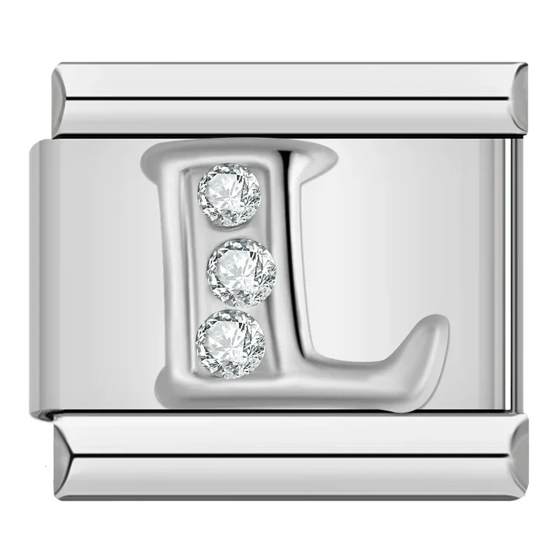 Sparkle Letter Italian Charms A to Z - Image 12