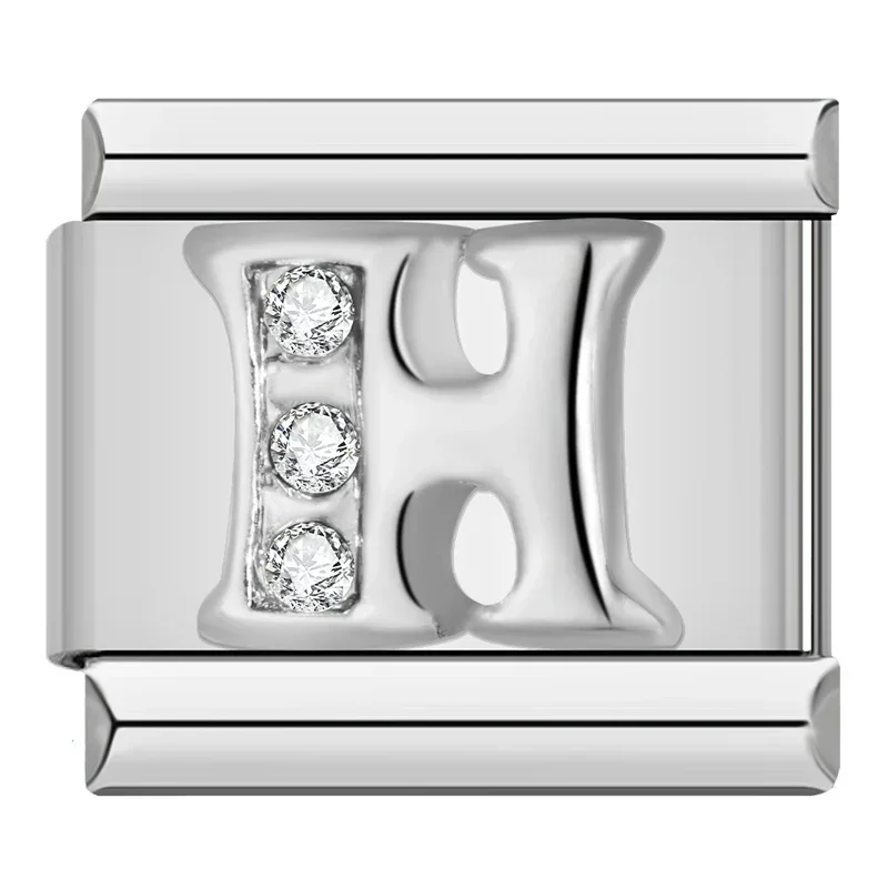Sparkle Letter Italian Charms A to Z - Image 15