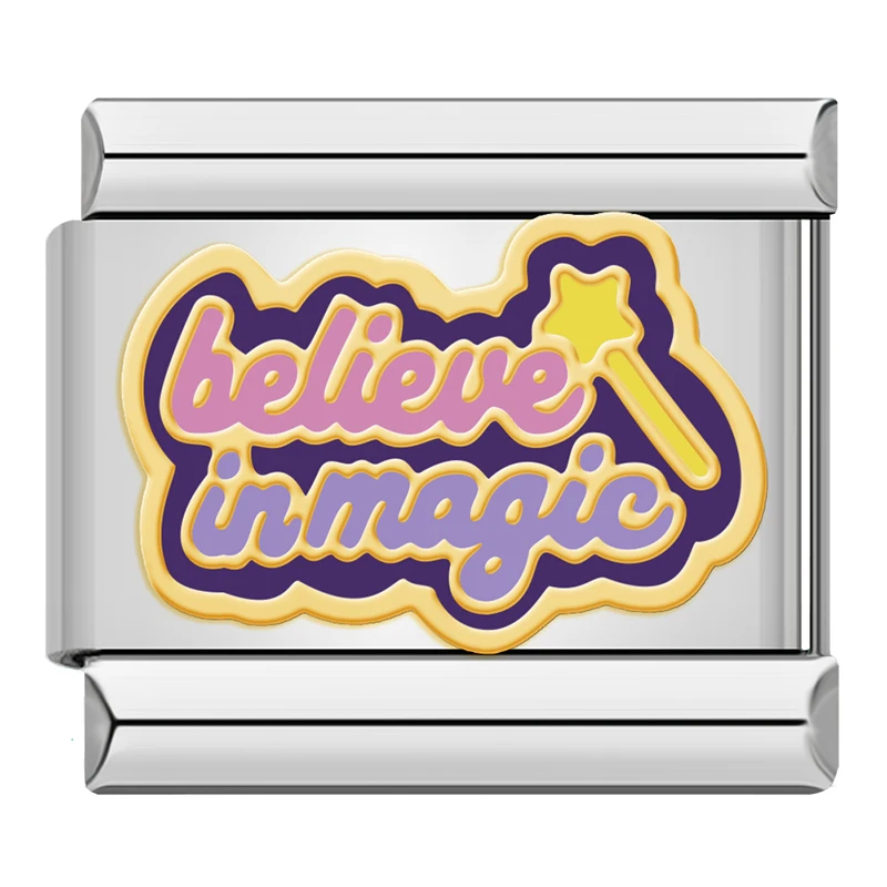 Bee Happy Fun Slogan Italian Charms - Image 13