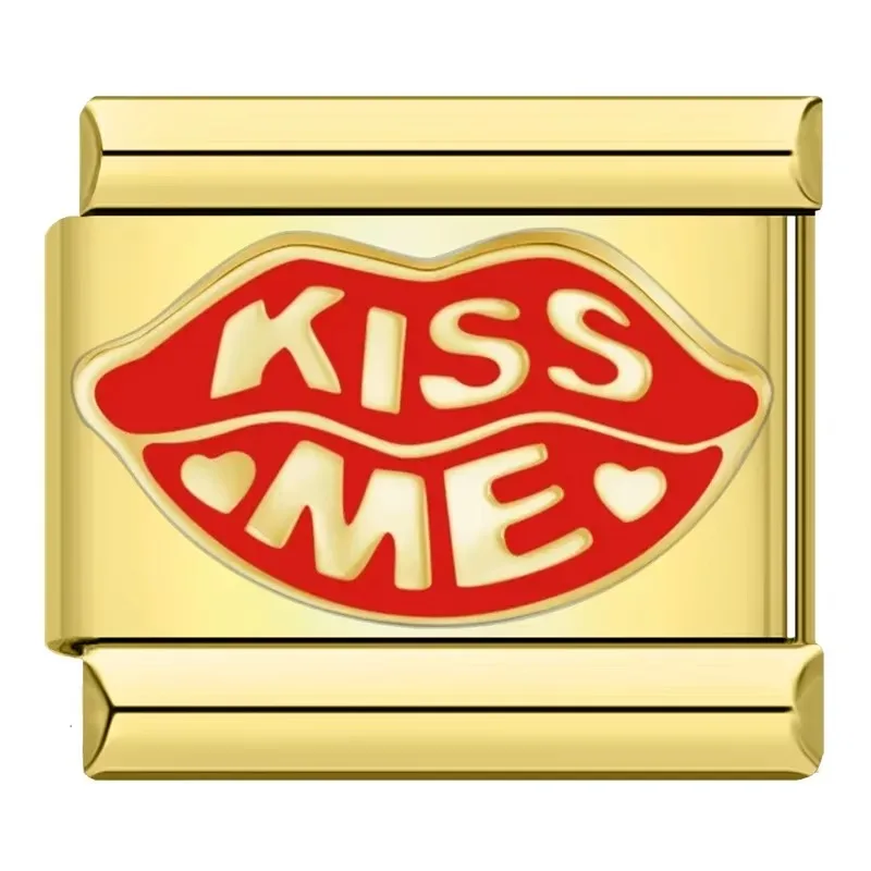 Gold Love and Couple Italian Charms - Image 5