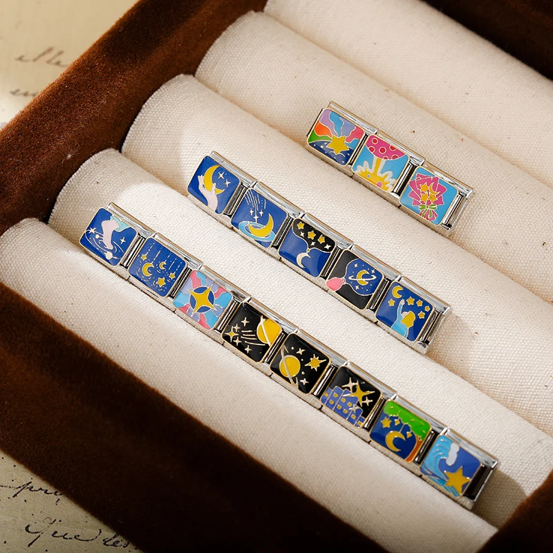 Starry Night Italian Charms