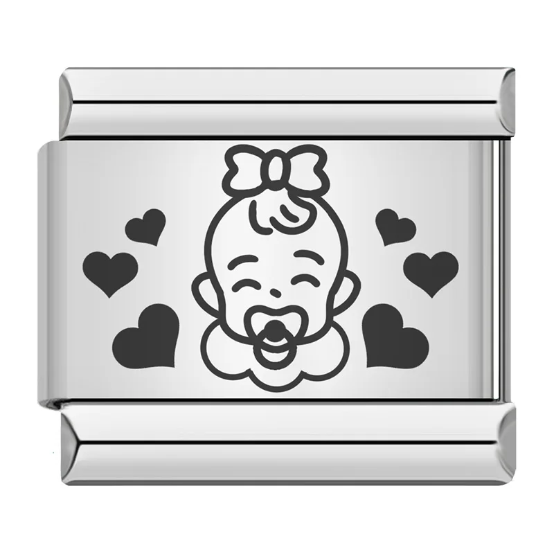 Family Engraved Italian Charms - Image 18