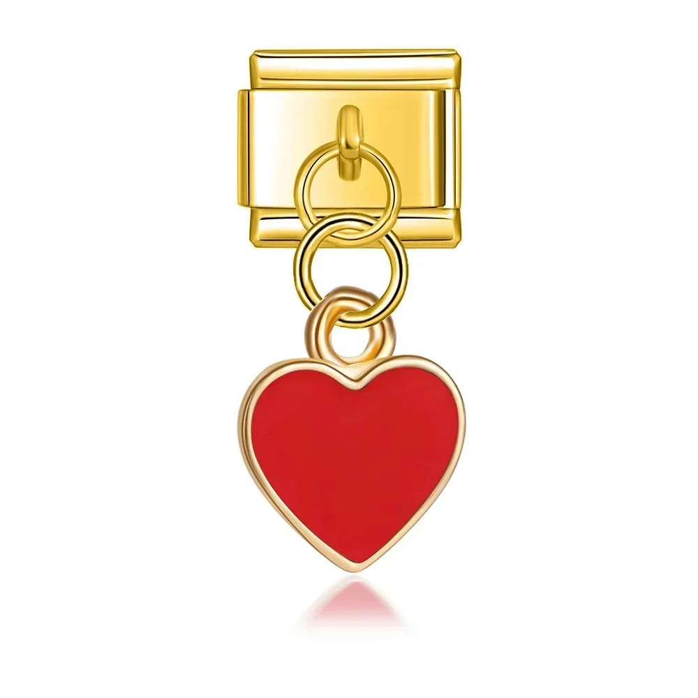 Heart and Sun Dangle Italian Charms - Image 9