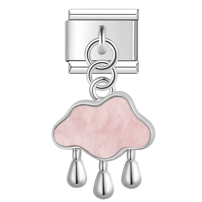 Cloud, Cherry and Butterfly Dangle Italian Charms - Image 11