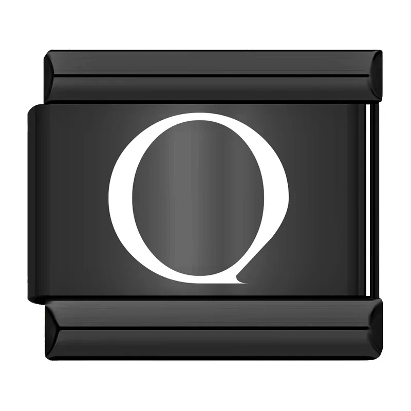 Black Letter Italian Charms A to Z