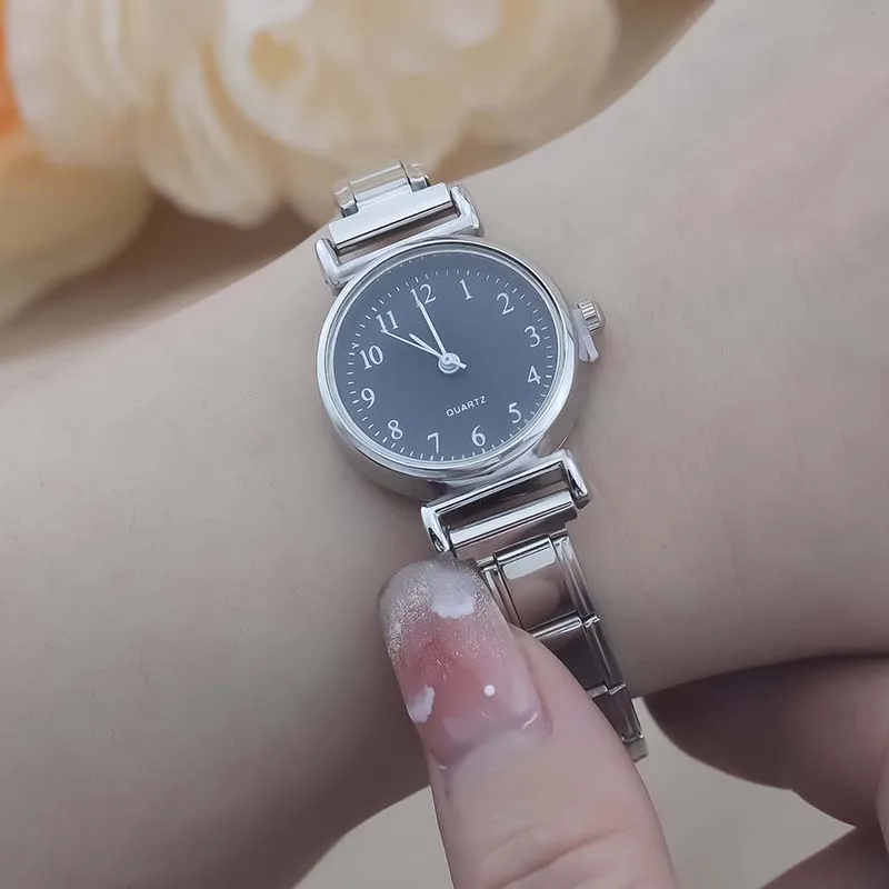 Petite Round Italian Charm Watch