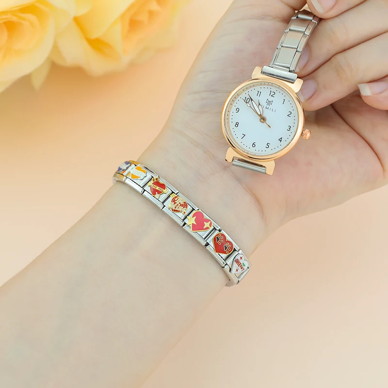 Romantic Heart Italian Charms - Image 3