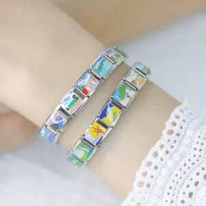 Painted Landscape Italian Charms