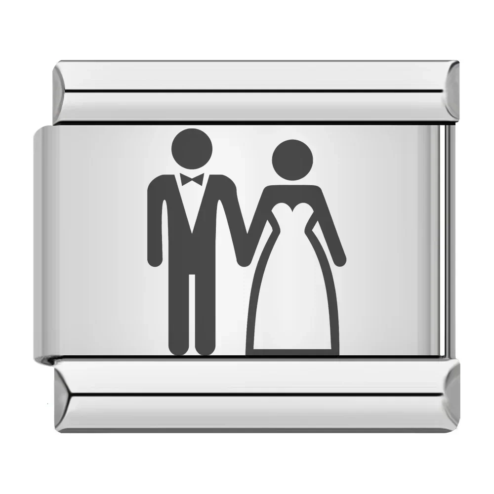 Wedding Day Icon Italian Charms - Image 16