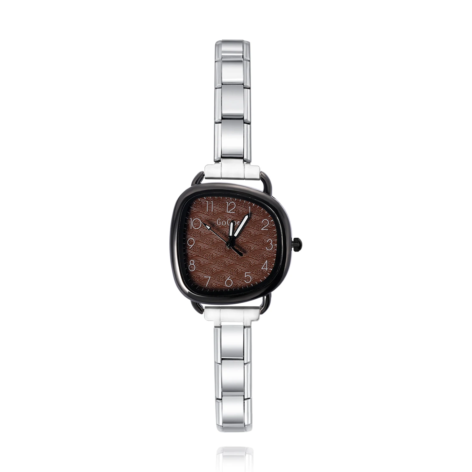 Noir Cushion Italian Charm Watch - Image 5