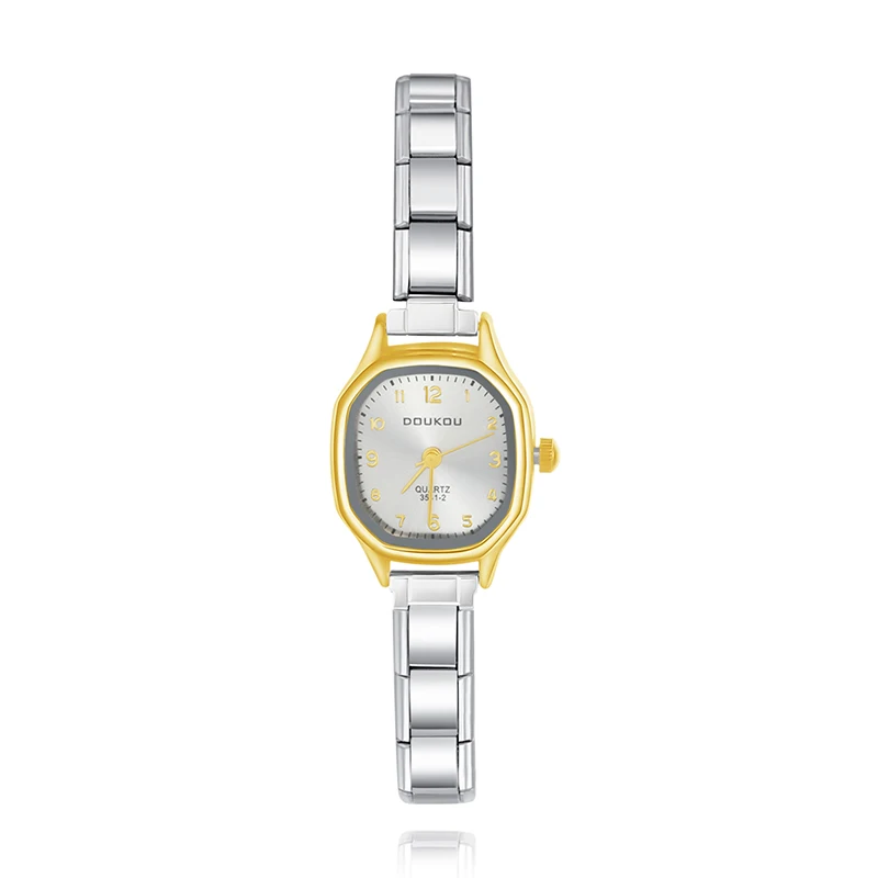 Gold Octagon Italian Charm Watch - Image 4