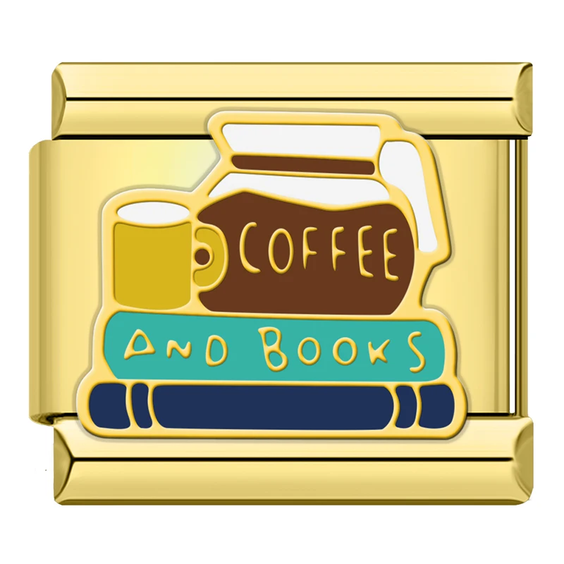 Retro Slogan Gold Italian Charms - Image 9
