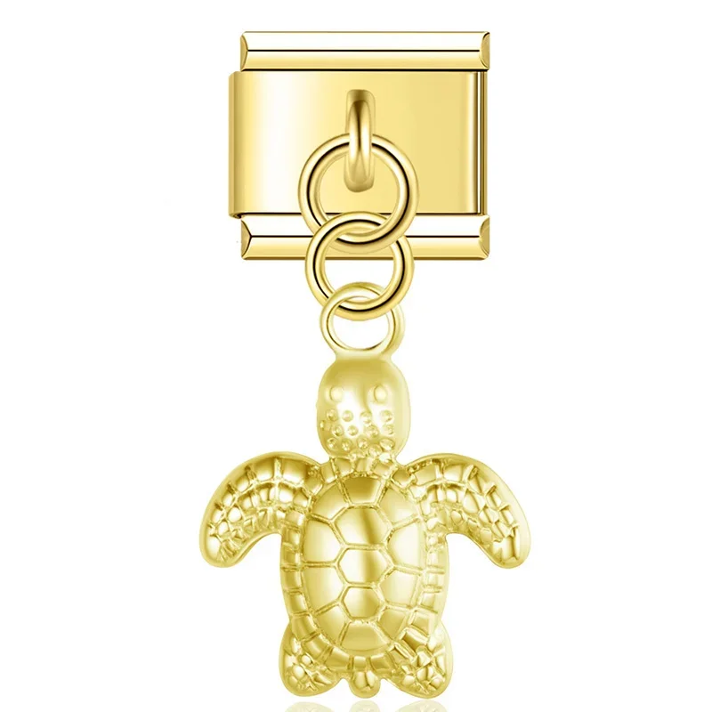 Owl, Spider and Turtle Dangle Italian Charms - Image 7