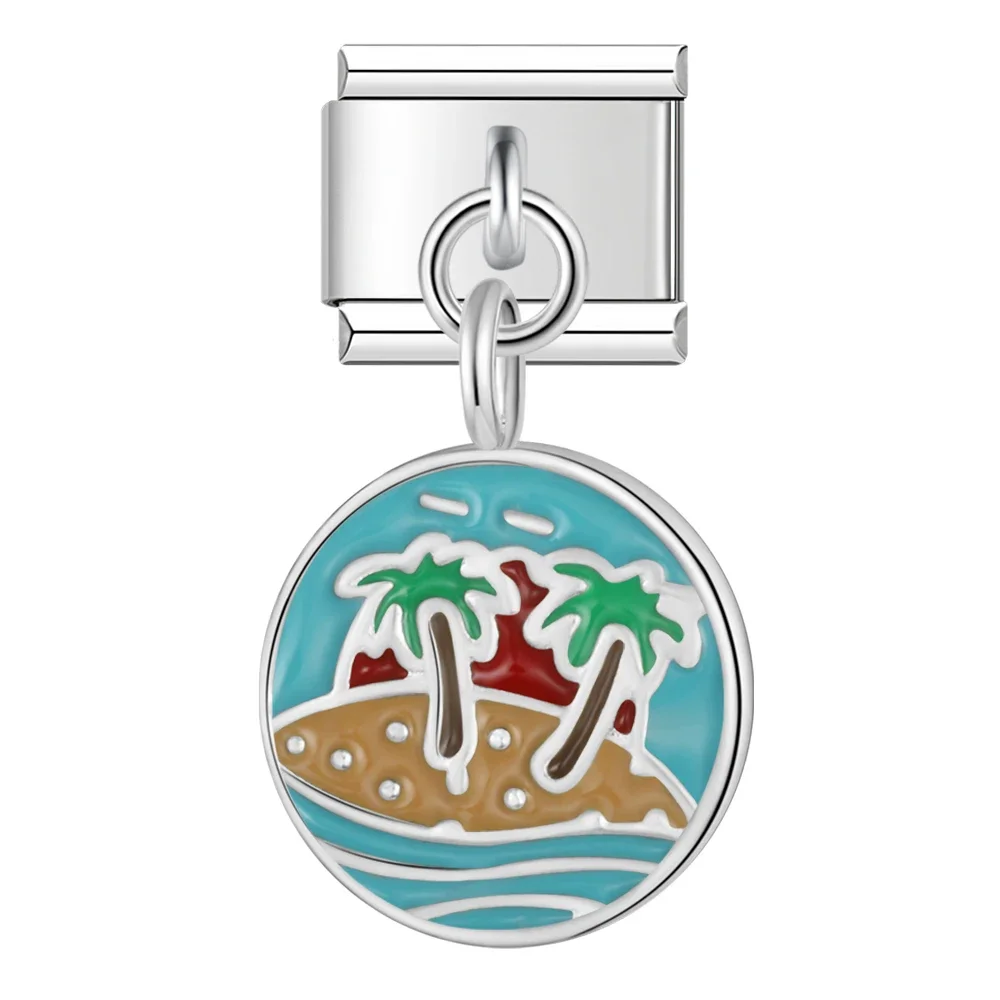 Crystal Animal and Symbol Dangle Italian Charms - Image 30