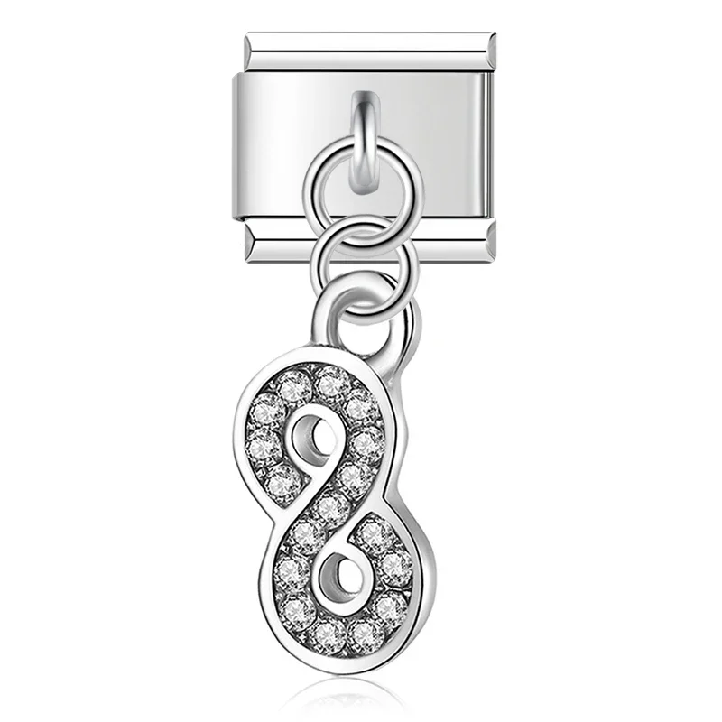 Infinity, Dolphin and Lucky Eye Dangle Charms - Image 11