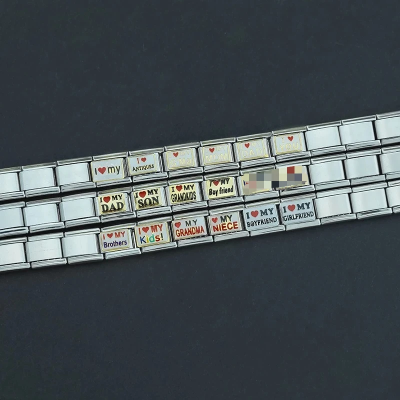 I Love My Family Italian Charms - Image 4
