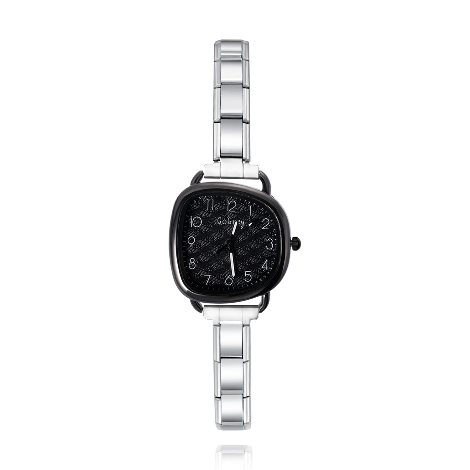 Noir Cushion Italian Charm Watch - Image 7