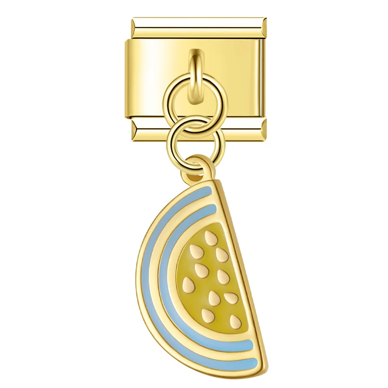 Fruit Dangle Gold Italian Charms - Image 5