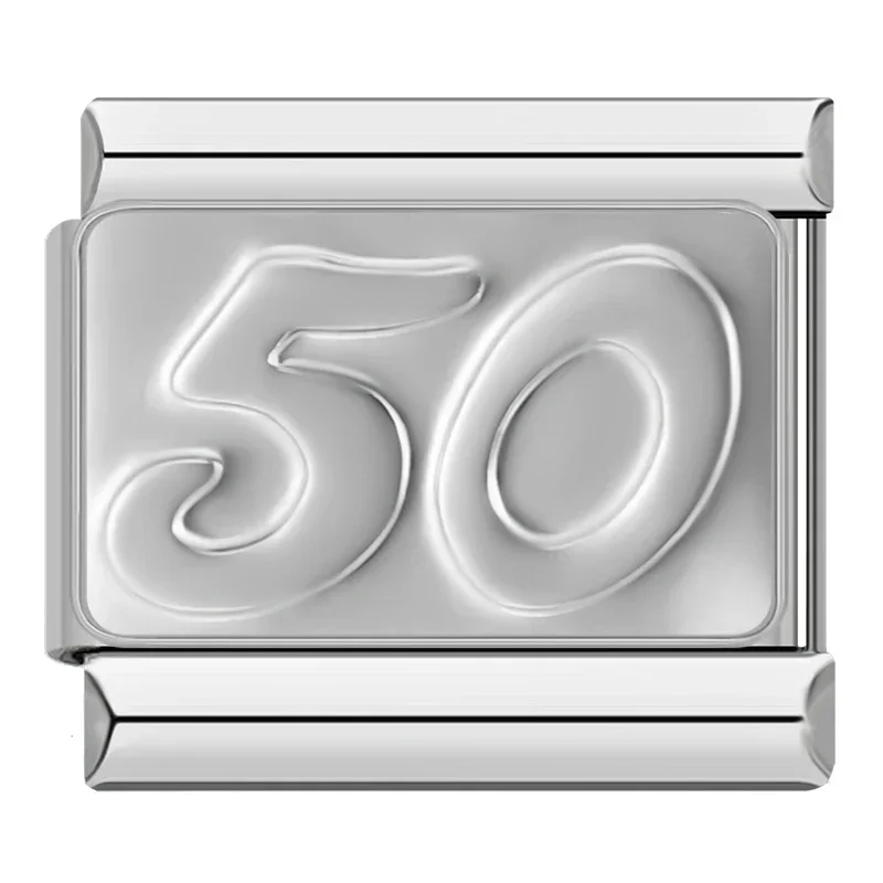 Milestone Number Italian Charms - Image 7