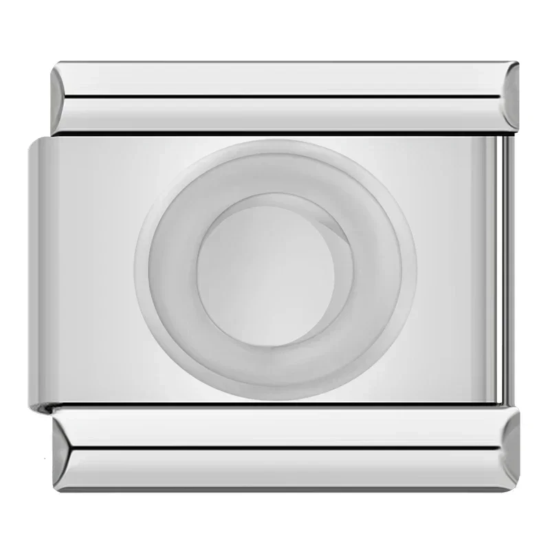 Silver Block Letter Italian Charms - Image 16