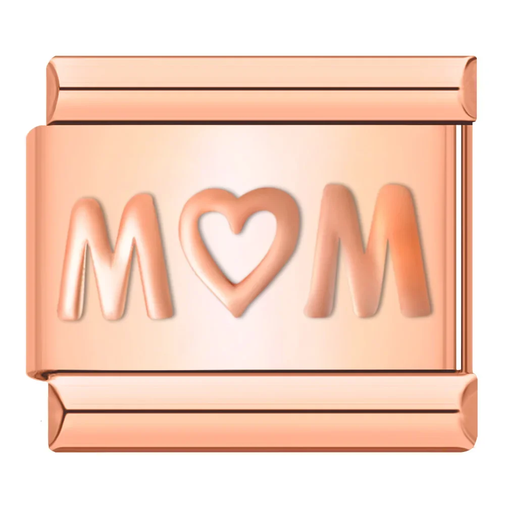 Engraved Mom, Princess and Paw Italian Charms - Image 21