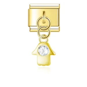 Golden Lucky Symbol Dangle Italian Charms