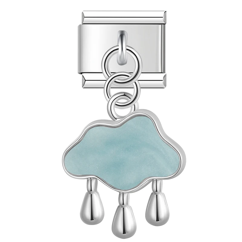 Cloud, Cherry and Butterfly Dangle Italian Charms - Image 12