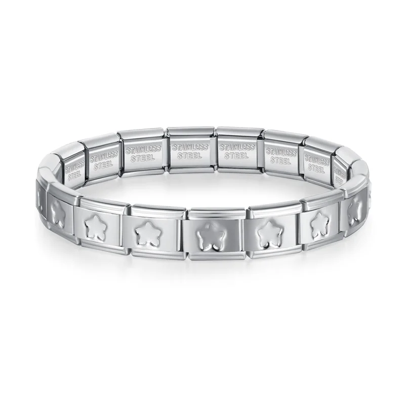 Star and Butterfly Italian Charm Bracelet - Image 2