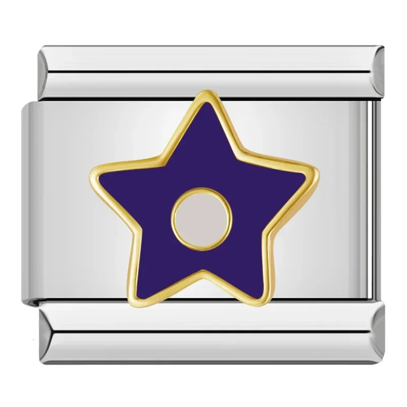 Star, Moon and Sparkle Italian Charms