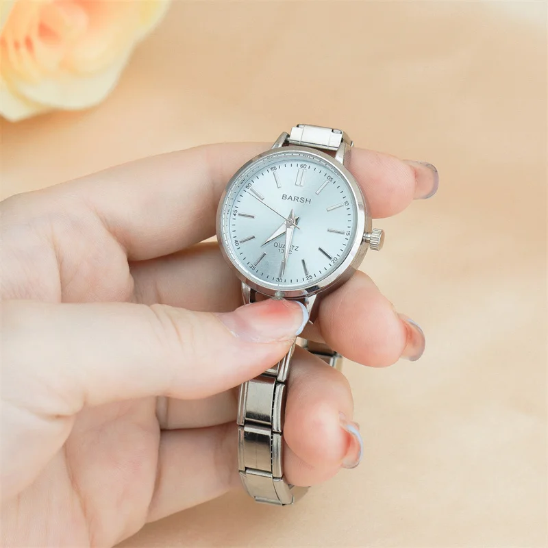 Slim Round Italian Charm Watch