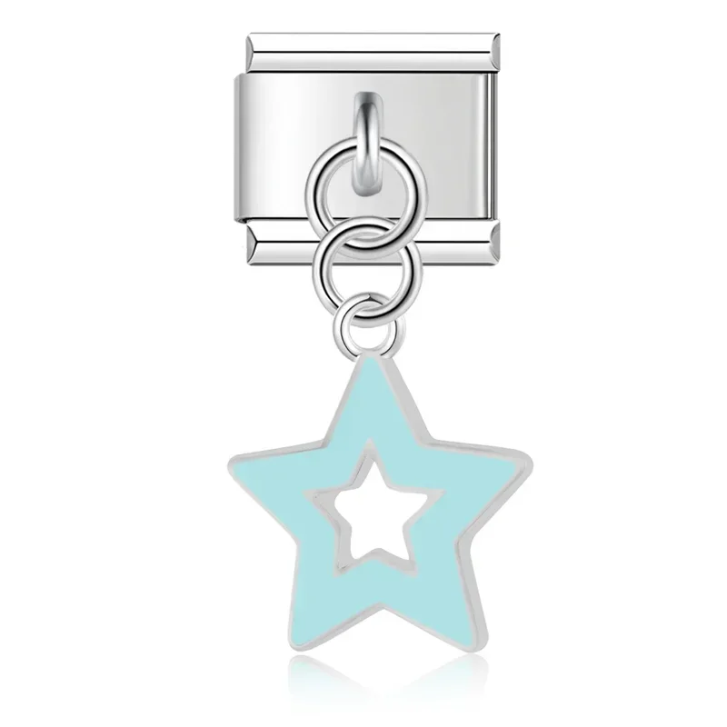 Star and Heart Dangle Italian Charms - Image 23