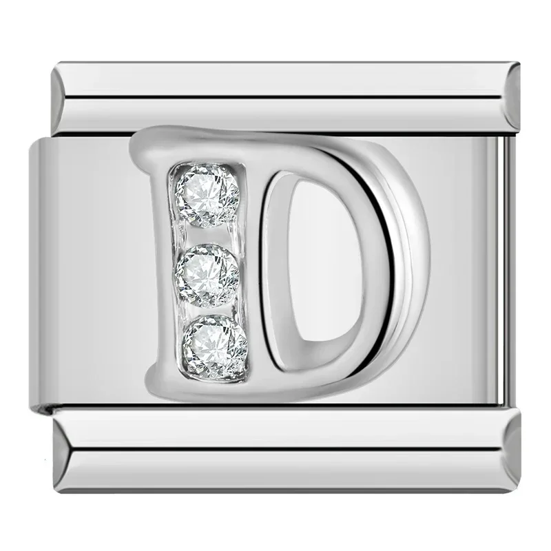 Sparkle Letter Italian Charms A to Z - Image 7