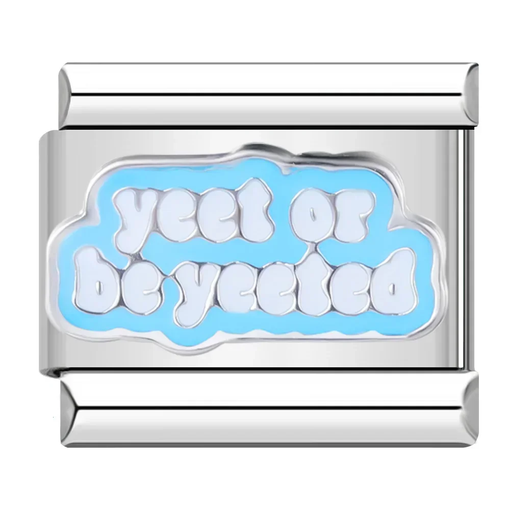 Retro Cartoon and Fun Word Italian Charms - Image 14