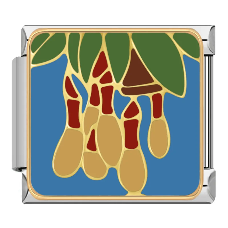 Painted Fruit and Plant Italian Charms - Image 7