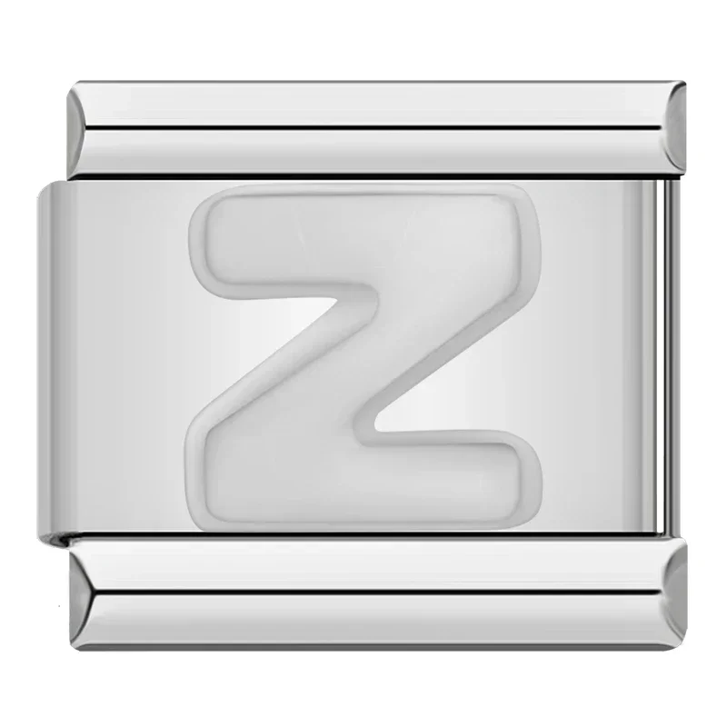 Silver Block Letter Italian Charms - Image 4