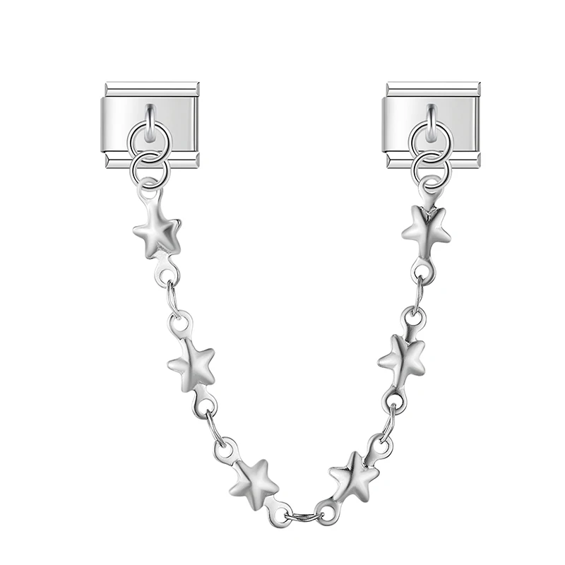 Crystal Chain Link Italian Charms - Image 2