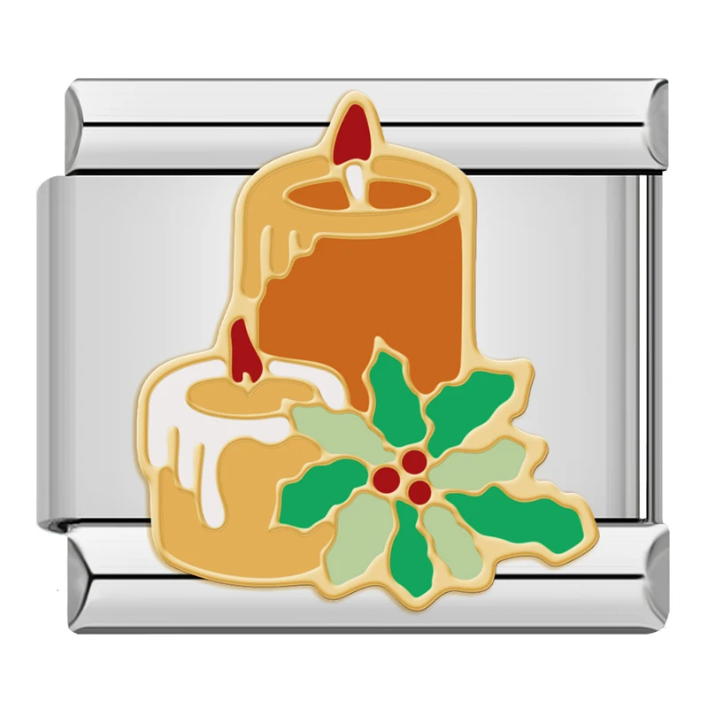 Christmas and Colourful Heart Italian Charms - Image 36