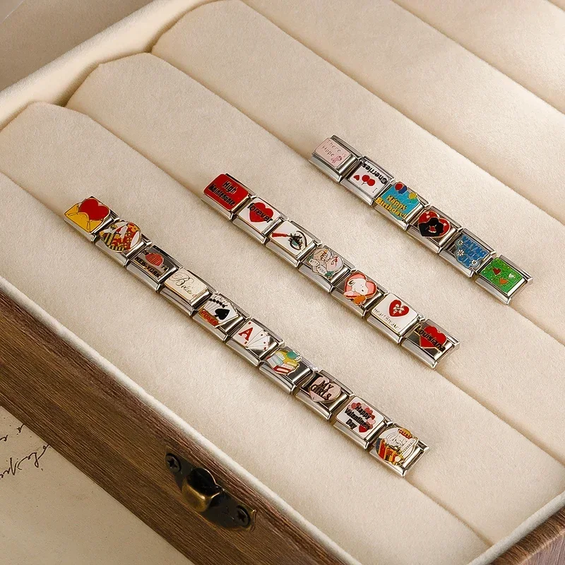 Crown, Poker and Valentine Italian Charms - Image 2