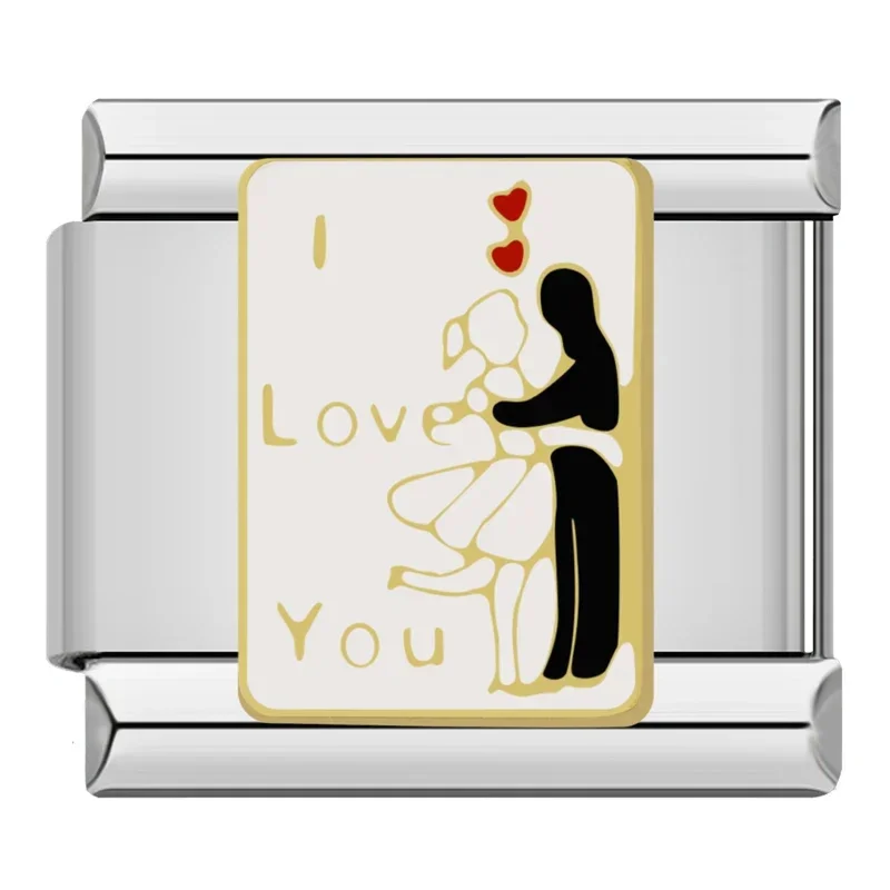 Graduation, Cross and Paper Plane Italian Charms - Image 2