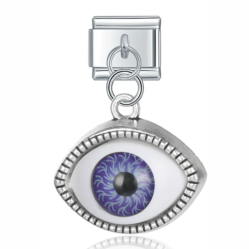 Evil Eye and Hamsa Dangle Italian Charms - Image 16