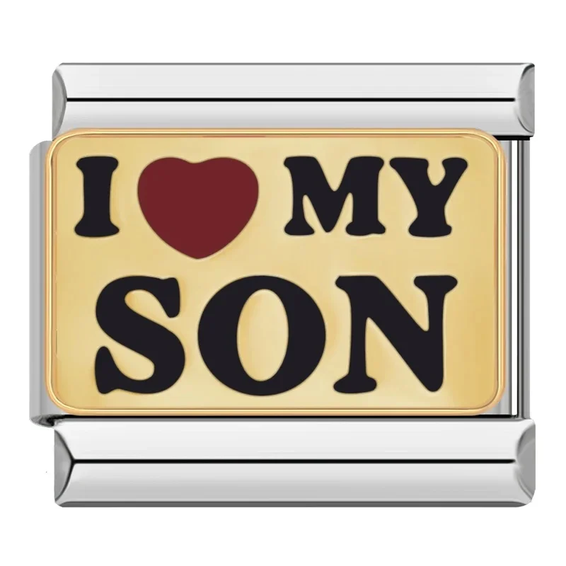 I Love My Dad Italian Charms - Image 10