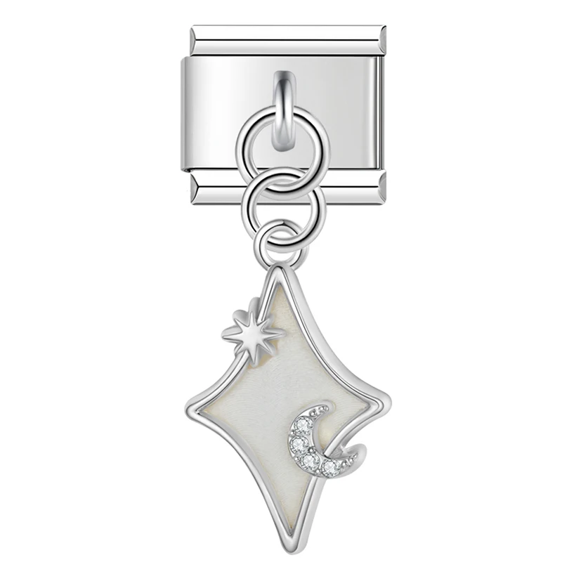 Turtle and Angel Coin Dangle Italian Charms - Image 4