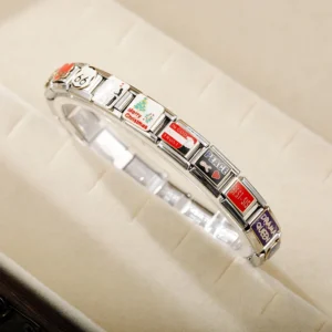Family, Friends and Faith Word Italian Charms